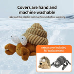 Interactive Plush Dog Toy - Dancing Ball for Fetch and Chewing