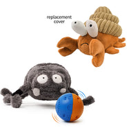 Interactive Plush Dog Toy - Dancing Ball for Fetch and Chewing